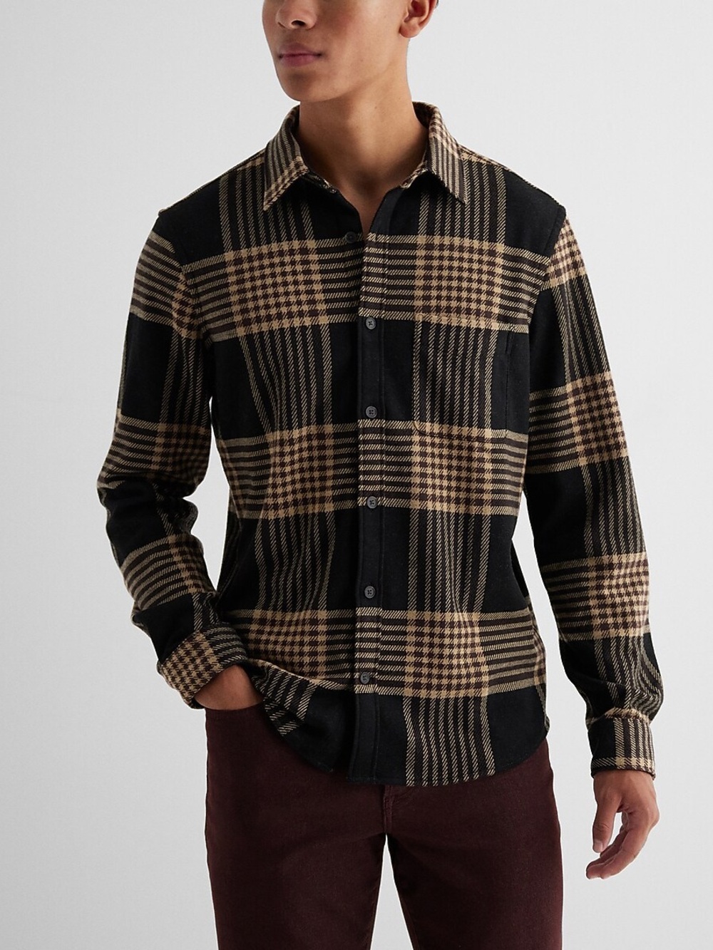 Men's Express Plaid flannel